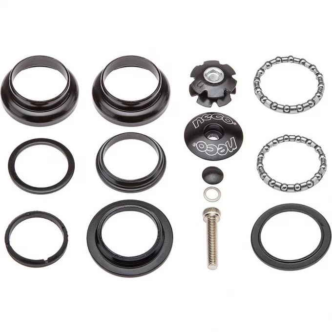 Детали рулевой колонки H846 NECO 1-1/8" чёрная 170090 Детали рулевой колонки H846 NECO 1-1/8" чёрная 170090