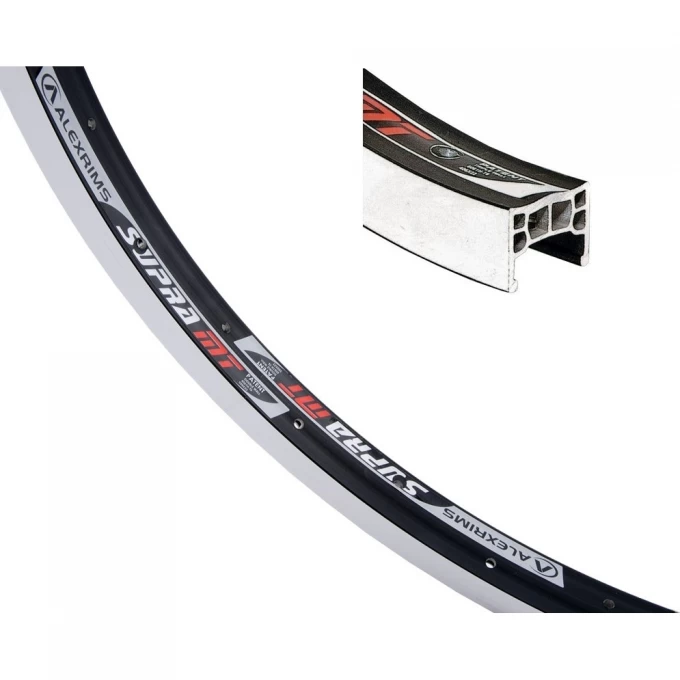 Обод 20" Supra MT Alexrims 48H двойной усиленный, чёрный 330027 Обод 20" Supra MT Alexrims 48H двойной усиленный, чёрный 330027