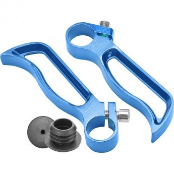 Рога на руль BLF-C4 алюминиевые синие