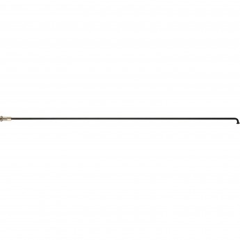 Спица с латунным ниппелем 268 мм, стальная черная Спица с латунным ниппелем 268 мм, стальная черная