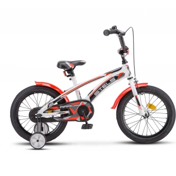 Велосипед STELS 16" Arrow V020 (LU085302) белый/красный, с рамой 8,5"