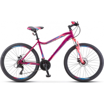 Велосипед STELS Miss-5000 MD V020 фиолетовый/розовый (LU096322), рама 18"