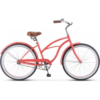 Велосипед STELS Navigator 110 Lady V010 розовый-коралл (LU093158), рама 17"
