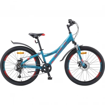 Велосипед STELS Navigator 24" 430 MD V010 голубой (LU095478), рама 11,5