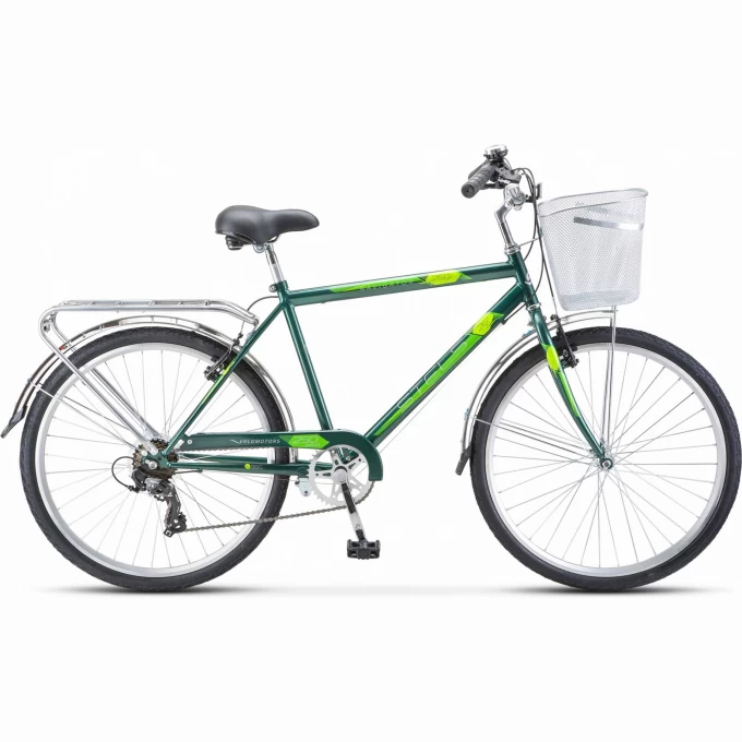 Велосипед STELS Navigator 26" 250 V Z010 зеленый (LU101712) рама 19", 2023 JU000424582023JU0001965 Велосипед STELS Navigator 26" 250 V Z010 зеленый (LU101712) рама 19", 2023 JU000424582023JU0001965