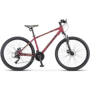 Велосипед STELS Navigator 590 MD K010 Бордовый/Салатовый (LU094325), рама 16"